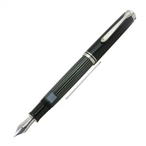 Pelikan ペリカン 万年筆 スーベレーン M815 メタルストライプ F メイン