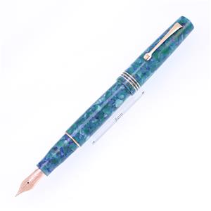 万年筆 モーメントゼロ グリーンブルーPGT 14K/F