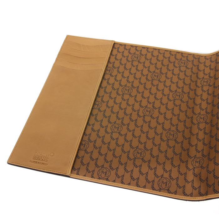 ■【美品】MONTBLANCモンブラン　ノートブックホルダー手帳カバー　用紙付き 楽天市場】未使用 新古品 モンブラン 手帳 手帳カバー ノート
