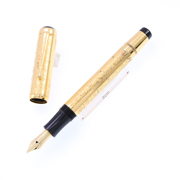 良質  中古)MONTBLANC モンブラン ルイ14 パトロンシリーズ1994 万年筆 筆記具