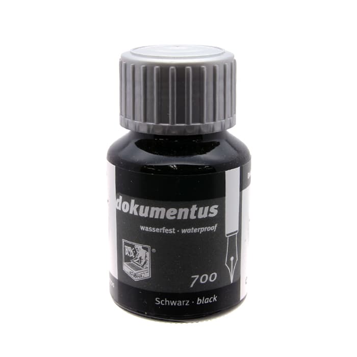 Rohrer & Klingner Dokumentus Waterproof Fountain Pen Ink, 50 ml, Dark