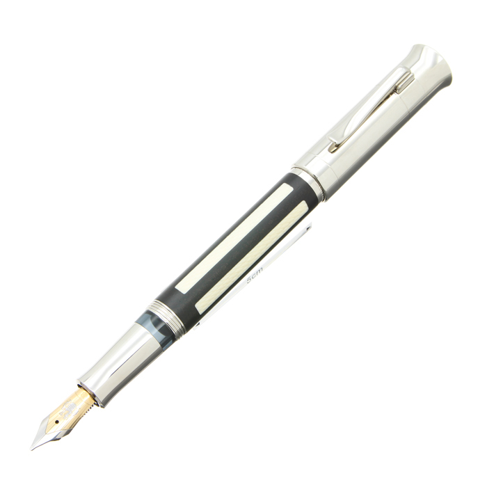 【新品未使用】　純銀　ファーバーカステル　　ペン先18K 万年筆　購入証明アリ 伯爵シリーズ クラシックコレクション スターリングシルバー