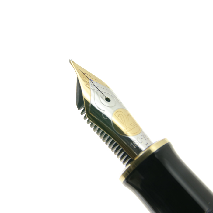 【値引き・希少品】ペリカンM800 B万年筆　ペン先　フランスPF刻印　青軸 詳細ページ | 万年筆 ボールペンなど高級筆記具の販売・買取