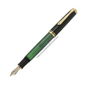 Pelikan ペリカン 万年筆 スーベレーン M600 グリーンストライプ EF メイン