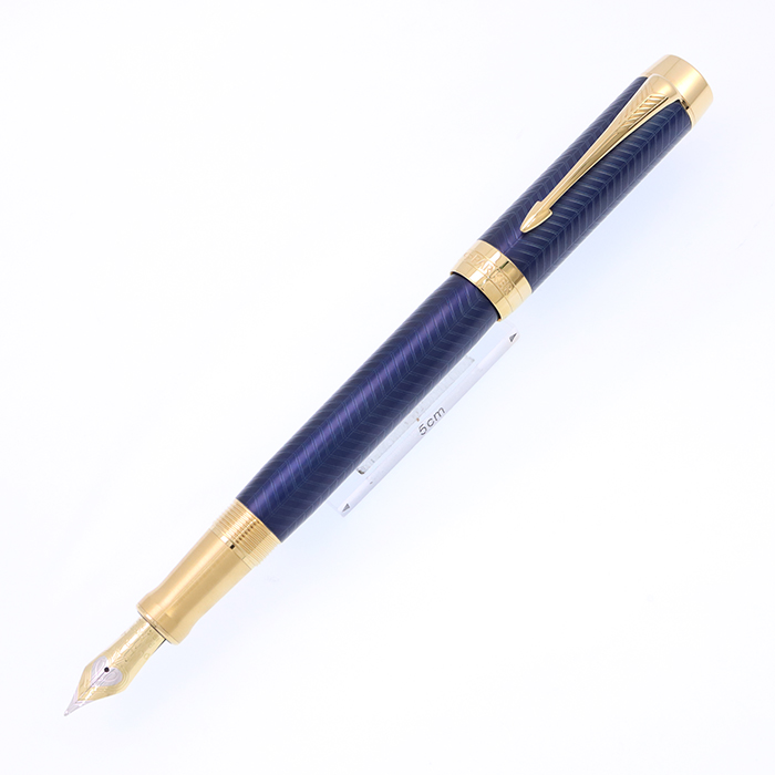中古)PARKER パーカー 万年筆 デュオフォールド ブラックGT