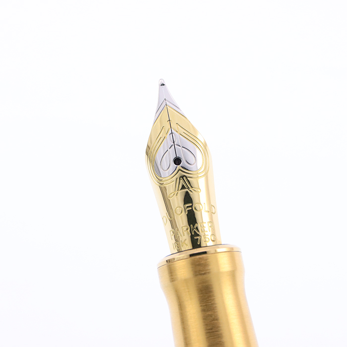 中古)PARKER パーカー 万年筆 デュオフォールド クラシック