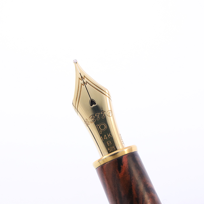 プラチナ　#3776 マーブルエボナイト　ジュピター　万年筆 中古)PLATINUM プラチナ 万年筆 #3776 マーブルエボナイト ジュピター