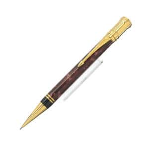 メカニカルペンシル デュオフォールド マーブルレッド 0.9mm