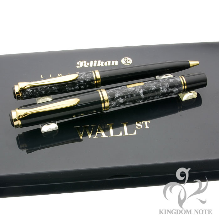 ペリカン Pelikan Wall Street 限定版 万年筆ボールペンセット 詳細