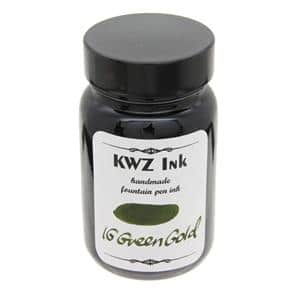 ボトルインク カヴゼットインク(KWZInk) IG グリーンゴールド 60ml