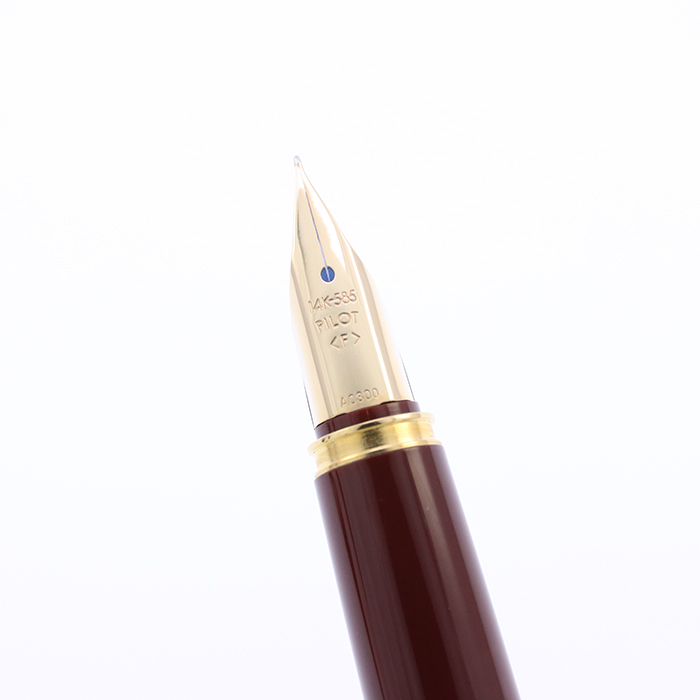 万年筆 PILOT パイロット 細字 14K 未使用 日本製 赤系