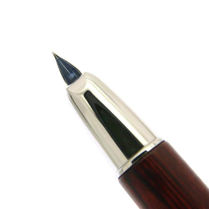 中古)PILOT パイロット 万年筆 キャップレス 木軸 ディープレッド 極細字（商品ID：3717013887999）詳細ページ | 万年筆  ボールペンなど高級筆記具の販売・買取｜キングダムノート