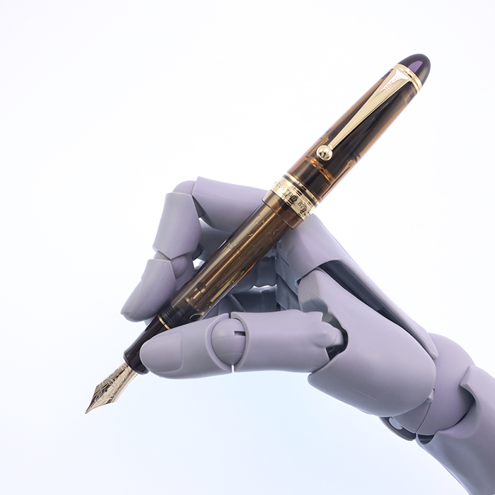 中古)PILOT パイロット 万年筆 カスタム823 ブラウン 太字（商品ID 