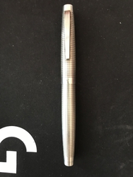 中古)PLATINUM プラチナ 万年筆 プラチナ・プラチナ 18K-WG/極細字