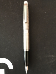 中古)PLATINUM プラチナ 万年筆 プラチナ・プラチナ 18K-WG/極細字